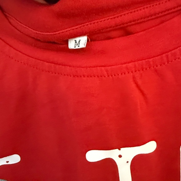 Festive Holiday Women’s LIT Red Tee - Size Medium - Picture 3 of 3